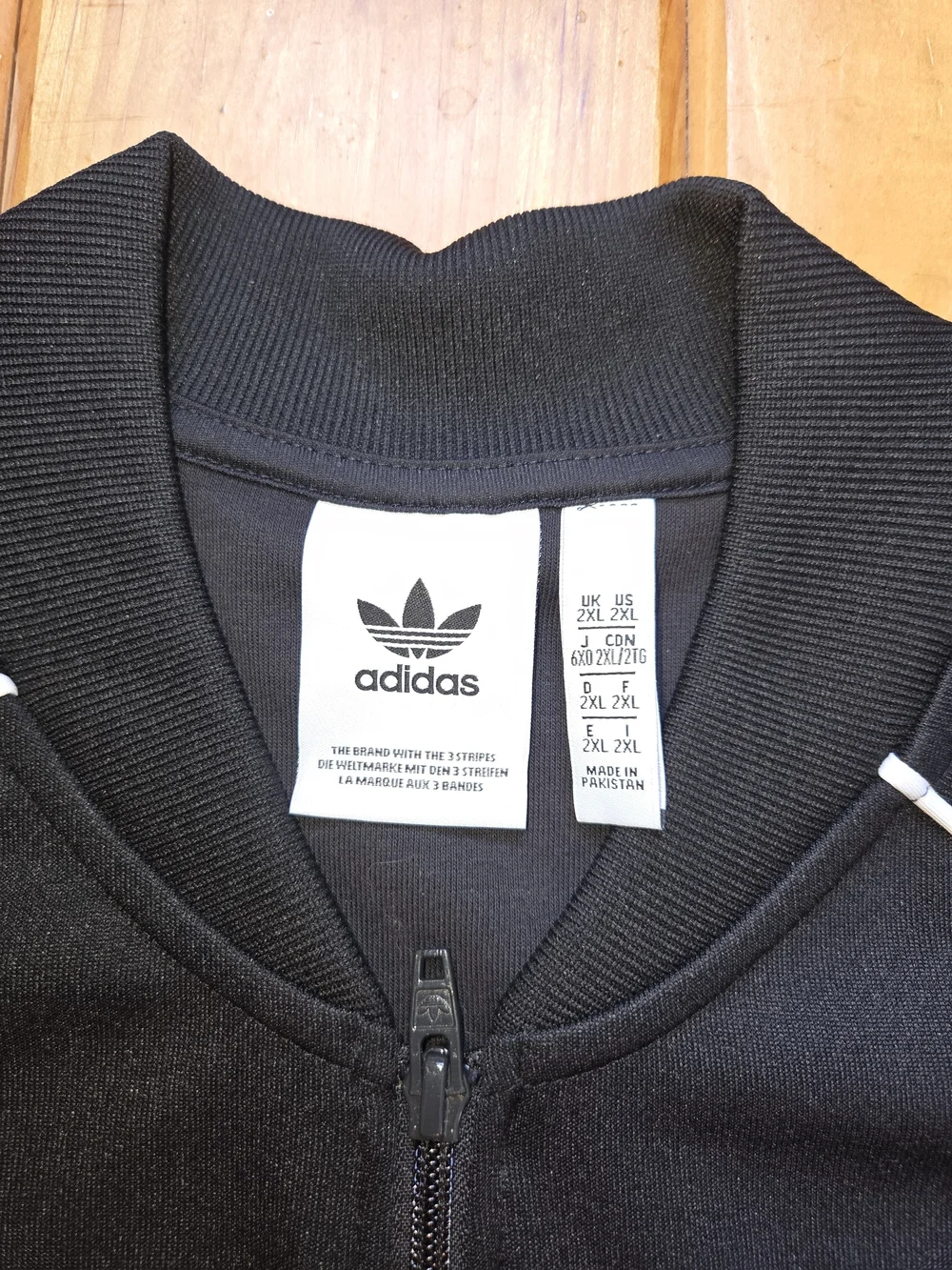 Adidas Originals Men's Black Track Jacket Size XXL